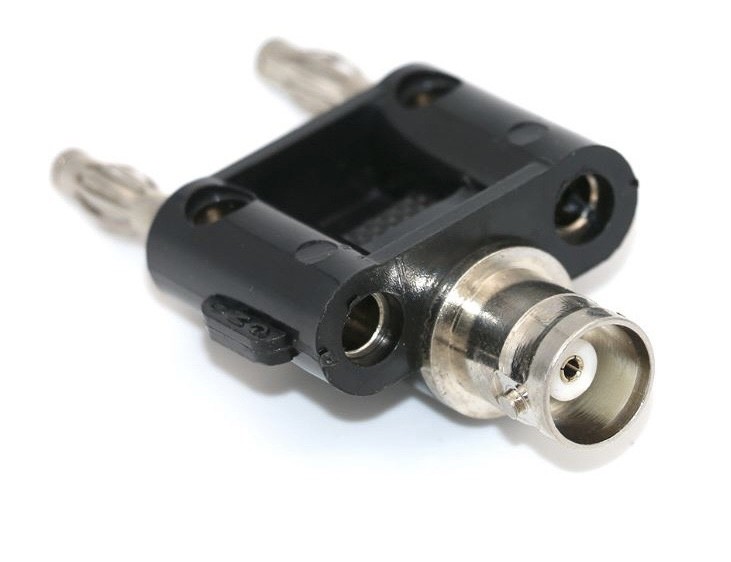 Adaptateur BNC Vers Fiches 4mm Chauvin Arnoux P01102101Z - Lot De 2 - Neuf