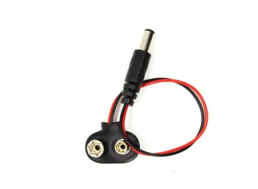 9V-Batterieclip mit DC-Buchse