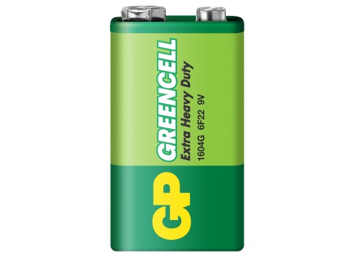 9V-Batterie GP Greencell alkalisch