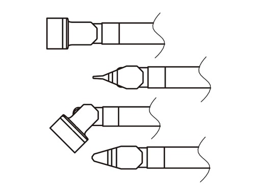 Lötspitzen der Hakko T51-Serie (Paar)