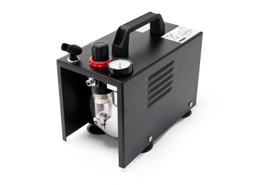 Geräuscharmer Kompressor 20 l/min. 0-4 bar