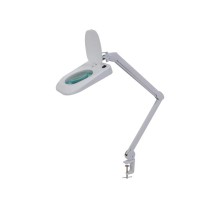 Schreibtischlampe mit Lupe und 60 LEDs