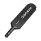 Harogic HOA-80 omni directional antenna angled with connector