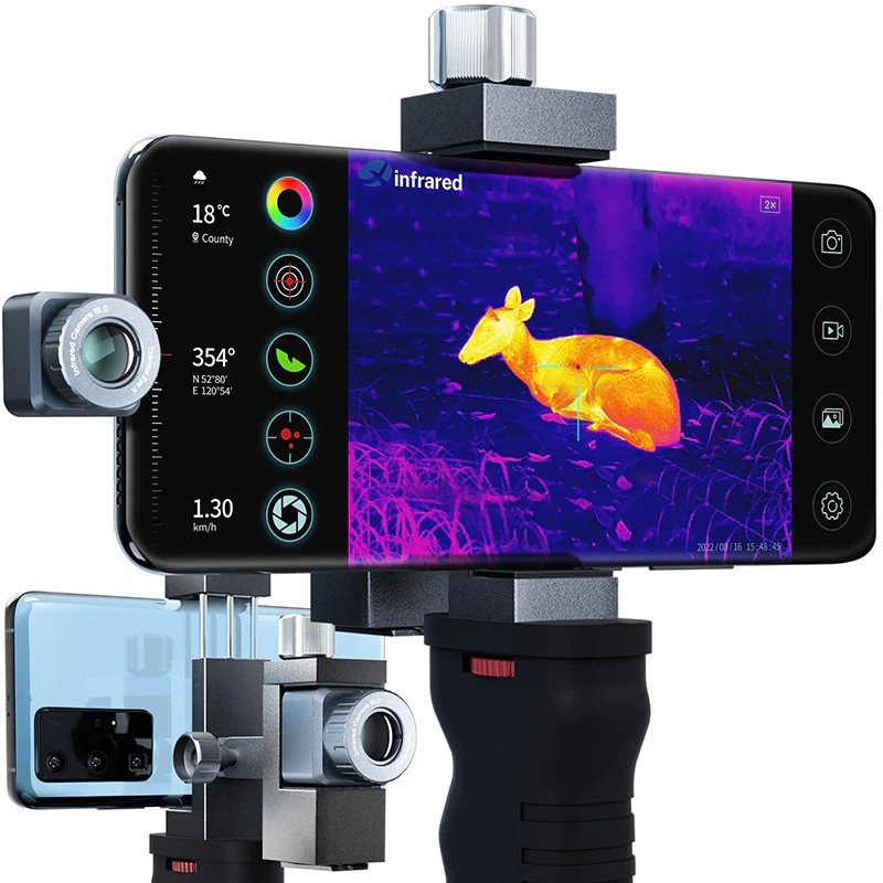 Xinfrared Wärmebildkamera für Android Typ-C Xinfrared One XH09 Nachtsichtgeräte Wärmebild Monocular für Jagd Hoch IR Auflösung, Hirsche auf 870 m sehen, 50Hz, IP65 Nachtsichtgerat Android