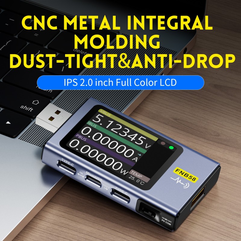 Fnirsi FNB58 USB-Tester mit Bluetooth
