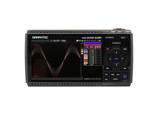 Graphtec GL860 datalogger front