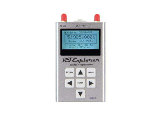 RF Explorer signaalgenerator combo
