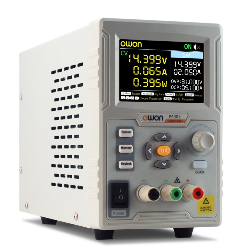 Owon P4305 programmeerbare labvoeding