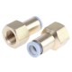 Compressor koppeling 1/8" naar 6mm push-fit
