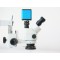 Microscoop met camera, adapter en LED-ring