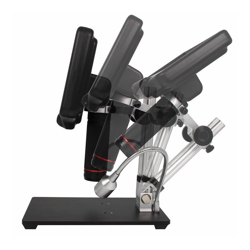 Andonstar AD207 digitale microscoop 7 inch LCD-microscoop en 3D visuele effecten voor printplaatreparatie soldeermicroscoop