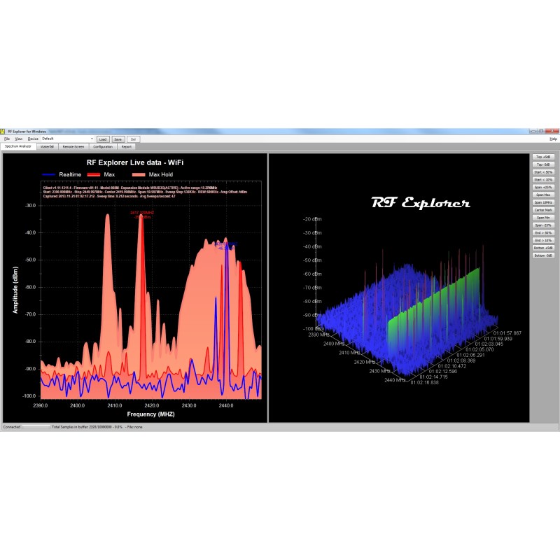 RF Explorer 3G COMBO spectrum analyser