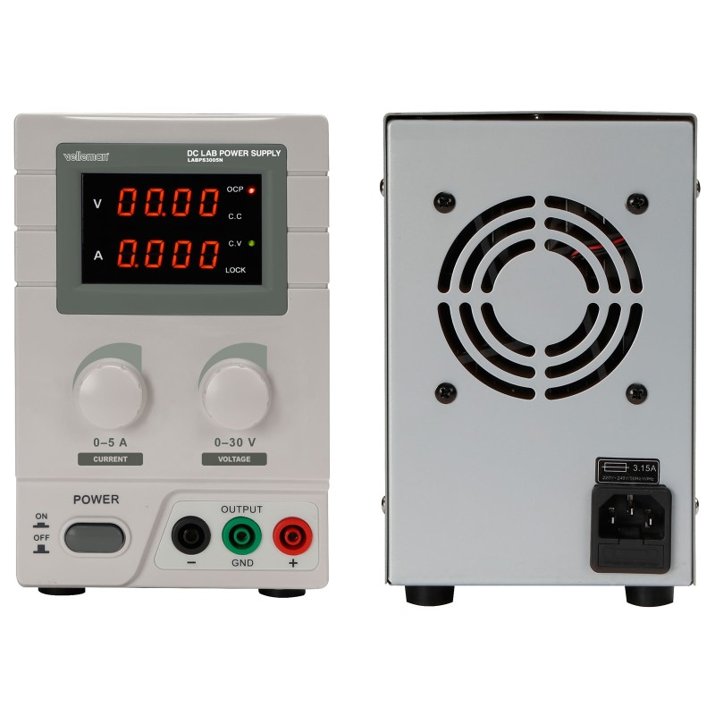 Hyelec PS28A Labvoeding 1,5-15VDC & 2A