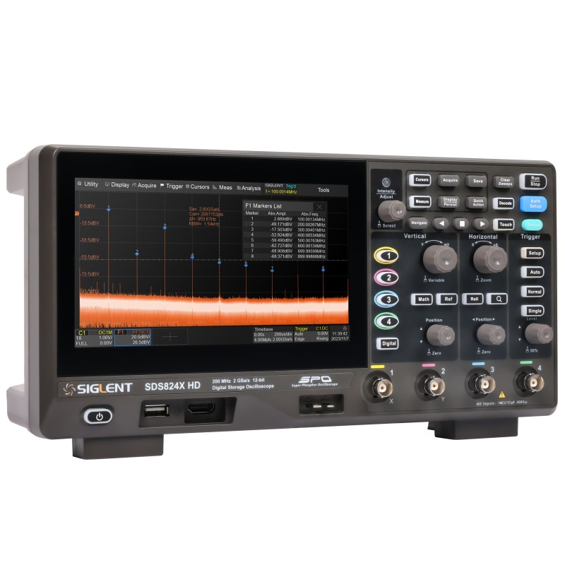 Siglent SDS824X HD oscilloscoop