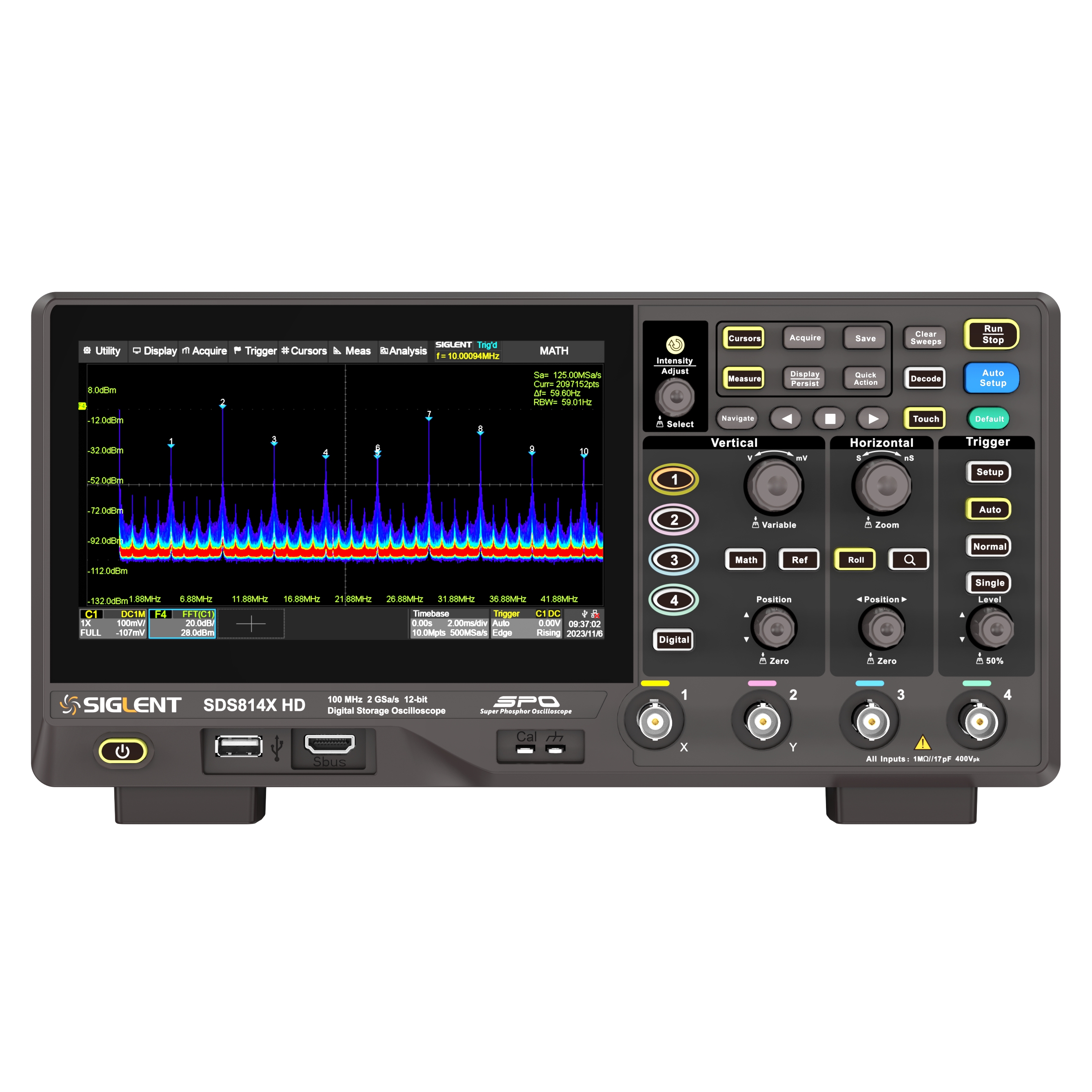 Siglent SDS814X HD oscilloscoop