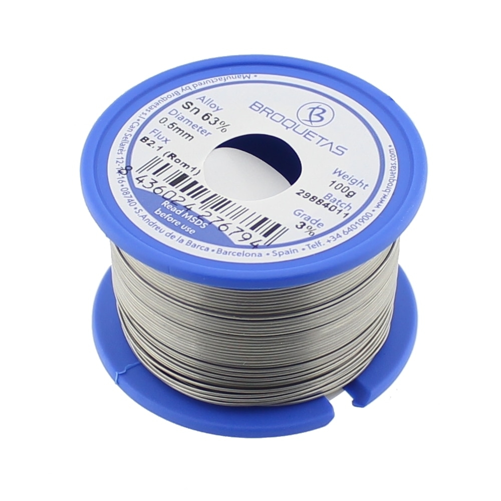 敵対工作員　foil Premium soldering tin 63/37 lead-containing with resin flux