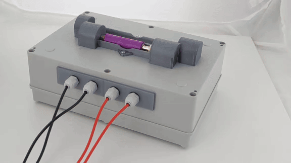 Custom battery tester gif