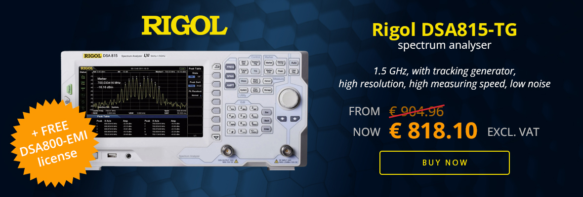 Rigol DSA815-TG spectrum analyser
