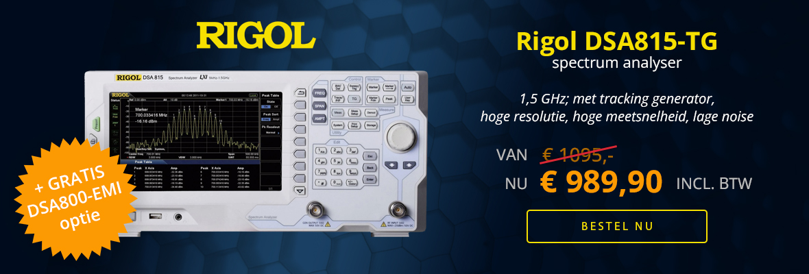 Rigol DSA815-TG spectrum analyser