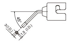 Hakko N51-50 desoldering nozzle set